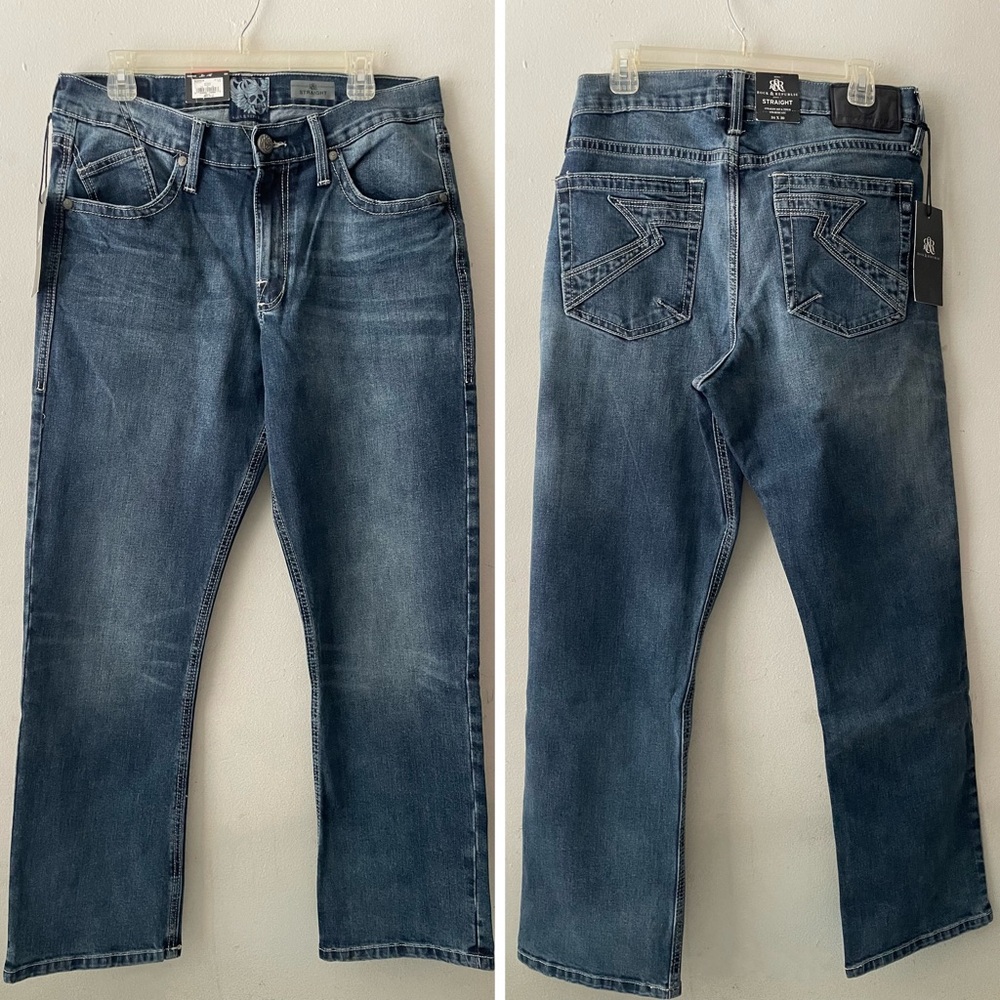 NWT Rock & Republic Straight Leg Jeans
